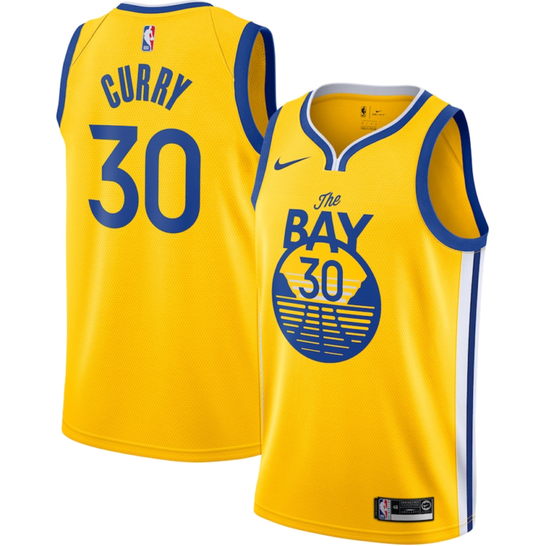 Stephen Curry NBA player jersey.