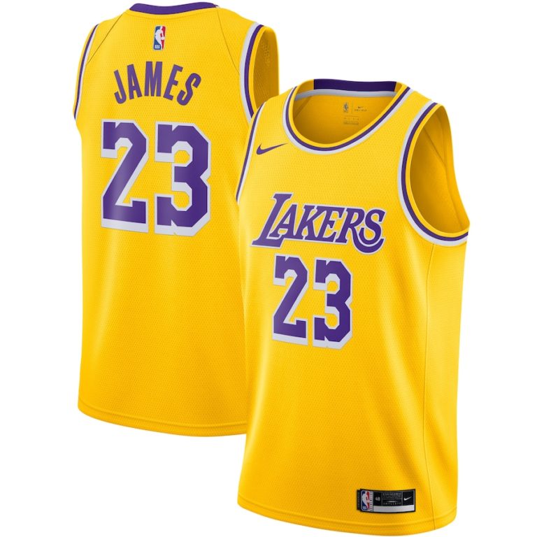 LeBron James NBA player jersey.