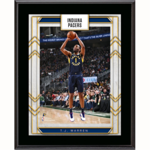 T.J. Warren sublimated player plaque.