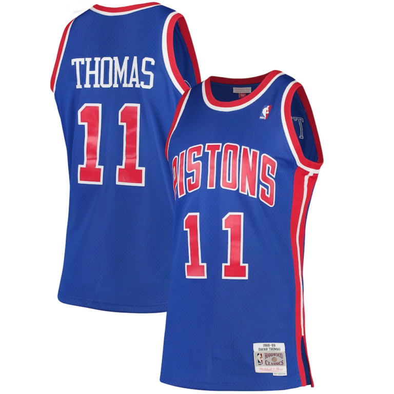 Isiah Thomas NBA player jersey.