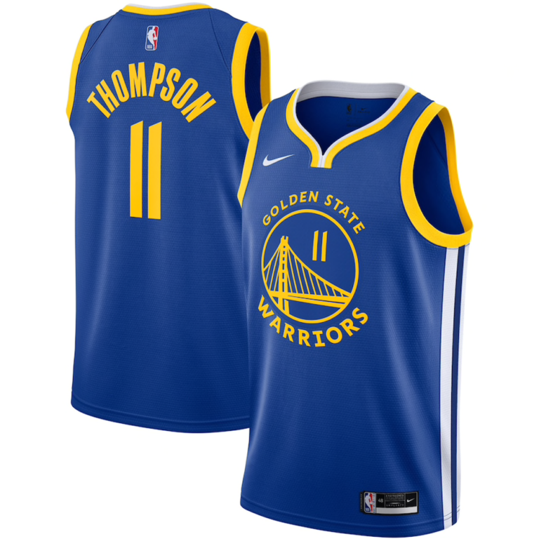 Klay Thompson NBA player jersey.