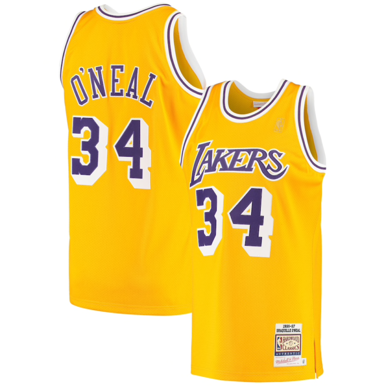 Shaquille O'Neal NBA player jersey.