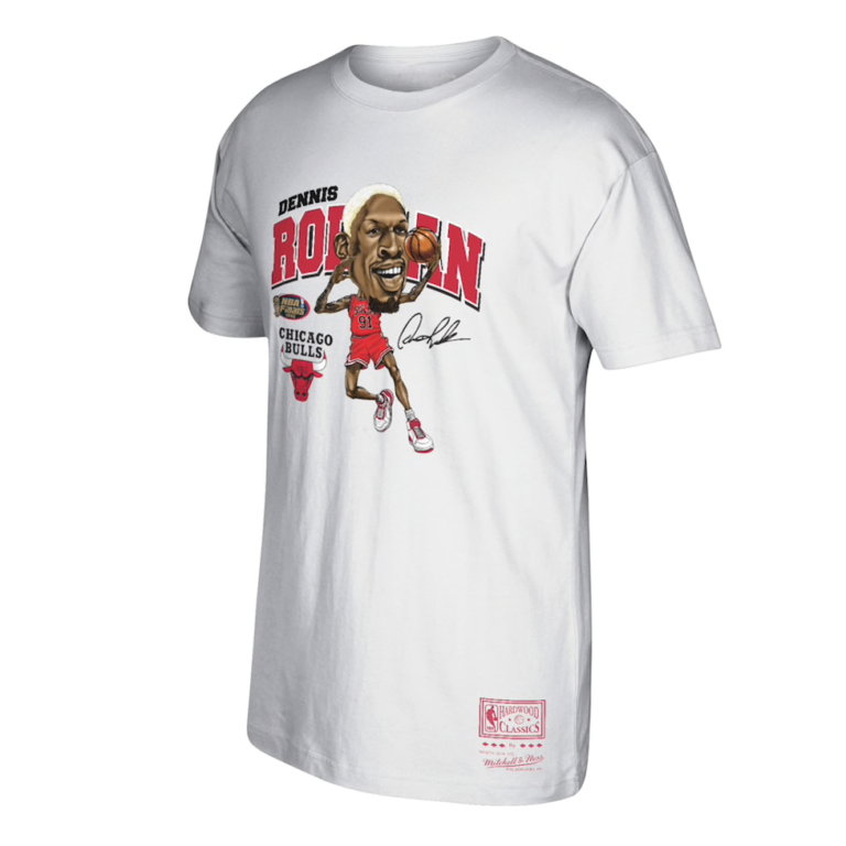 Dennis Rodman NBA gear and apparel.