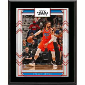 Steven Adams sublimated player plaque.