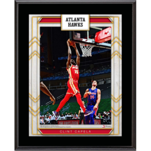 Clint Capela sublimated player plaque.