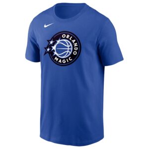 Orlando Magic blue team T-shirt.
